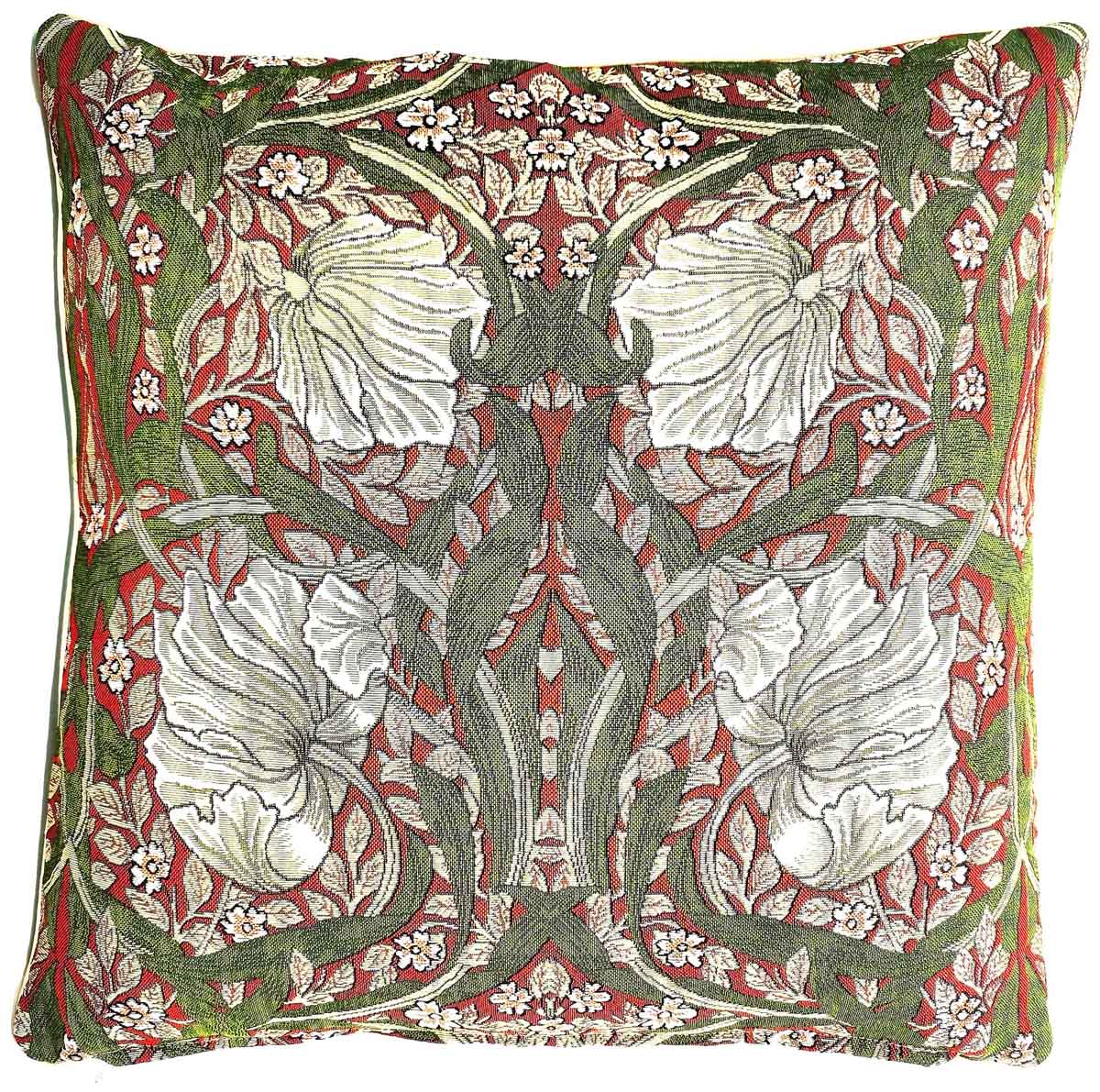 William Morris Pimpernel Tapestry Fabric Cushion