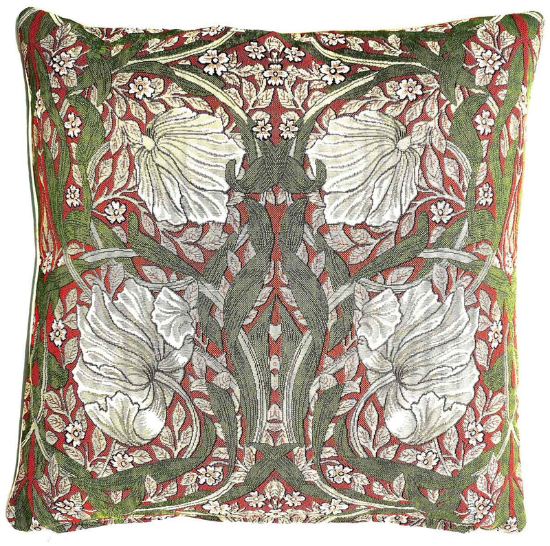 William Morris Pimpernel Tapestry Fabric Cushion