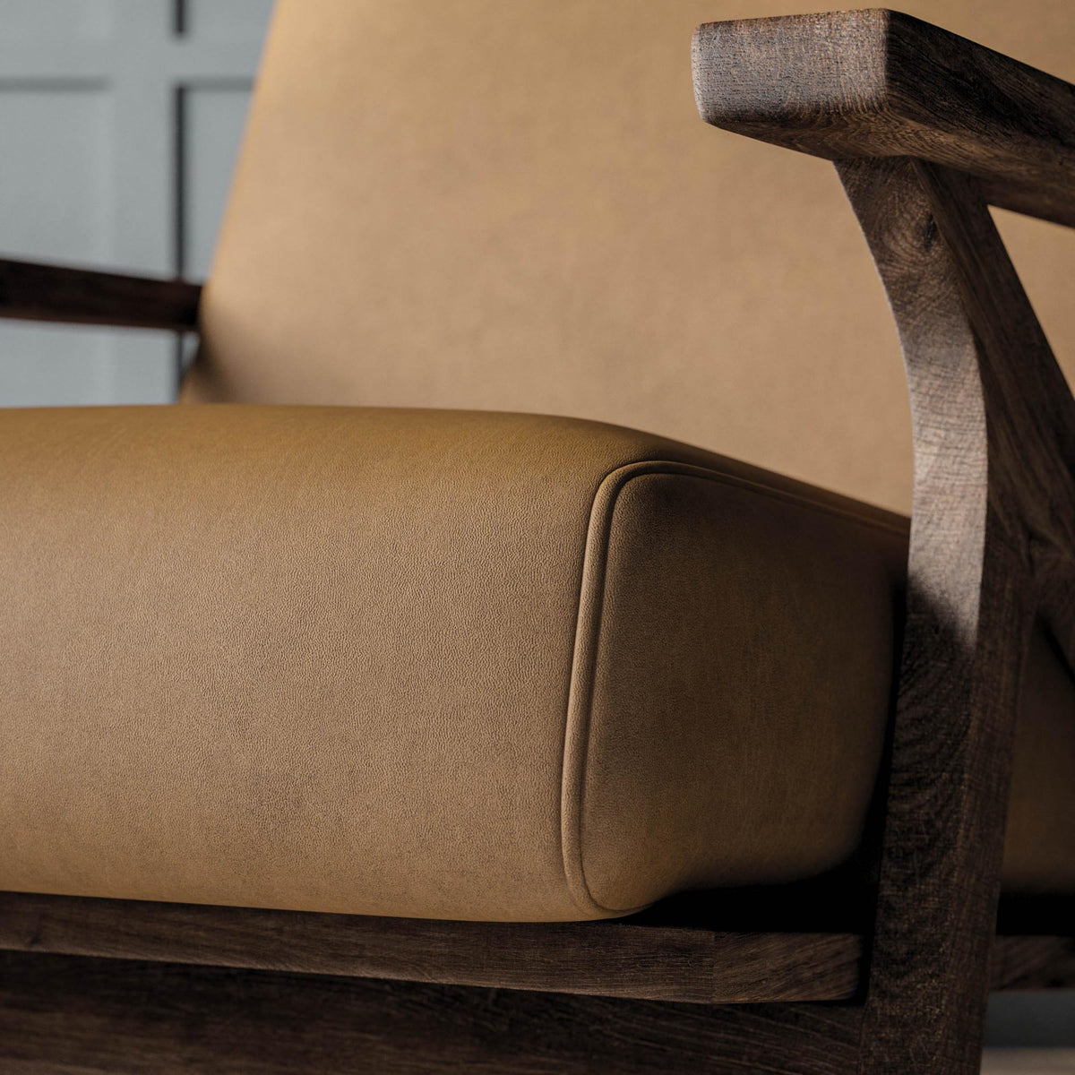 Voris Pancho Tan Crib 5 Faux Leather