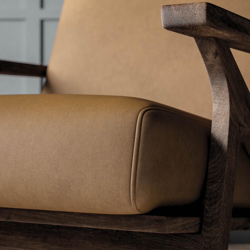 Voris Pancho Tan Crib 5 Faux Leather