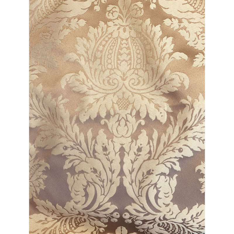Raphael Damasks Classic Large Scale Ogee Old Gold