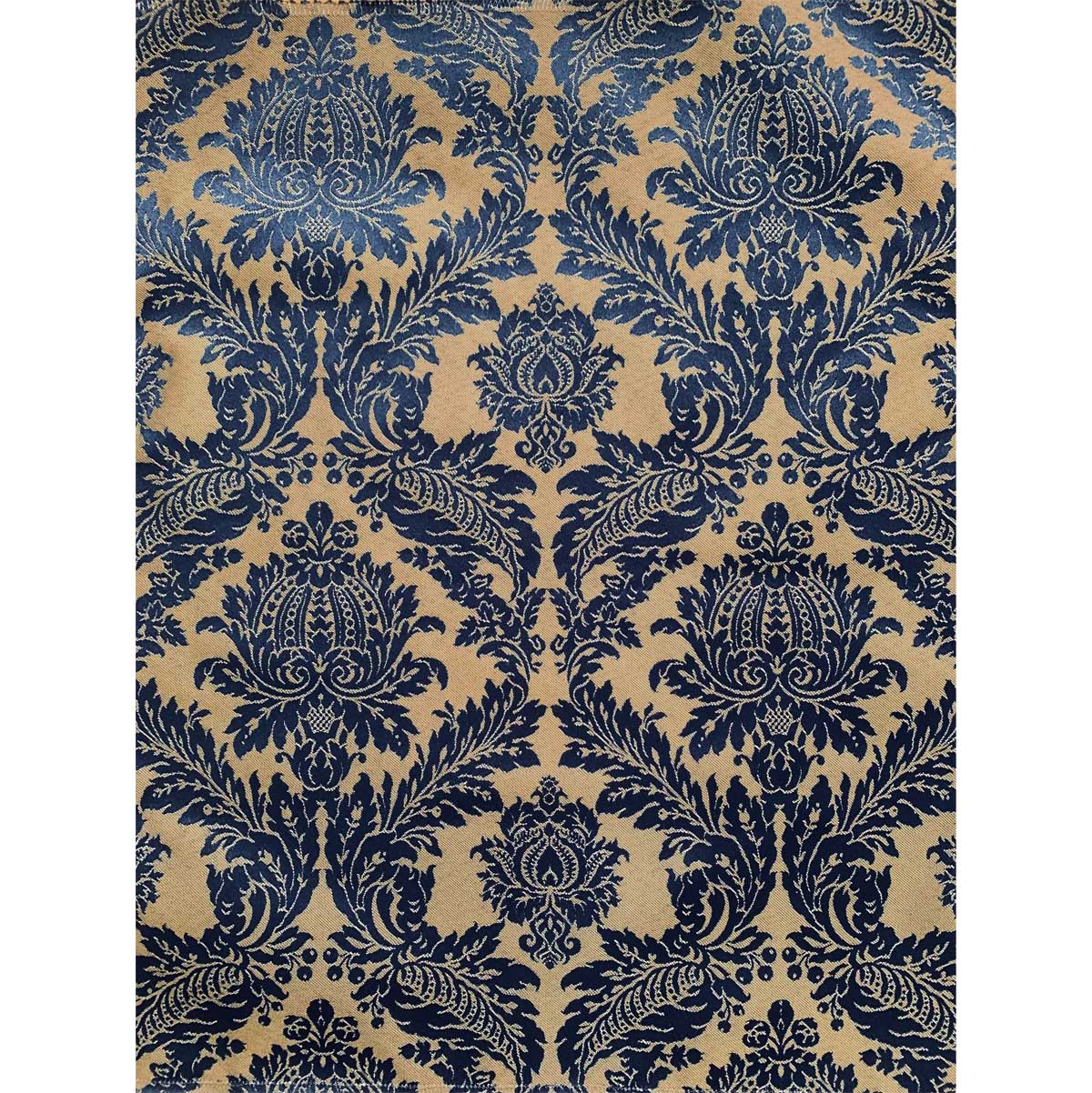 Raphael Damasks Classic Ogee Royal Blue