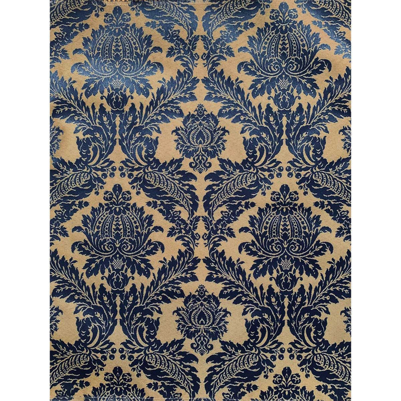 Raphael Damasks Classic Ogee Royal Blue