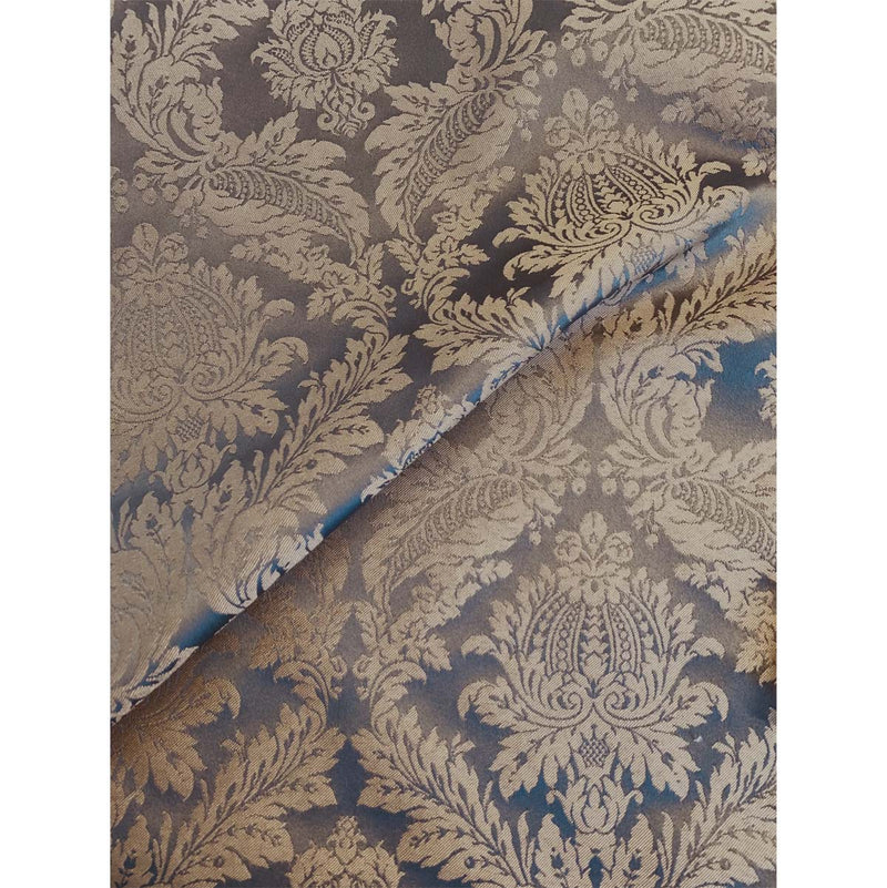 Raphael Damasks Classic Ogee Old Gold and Pewter