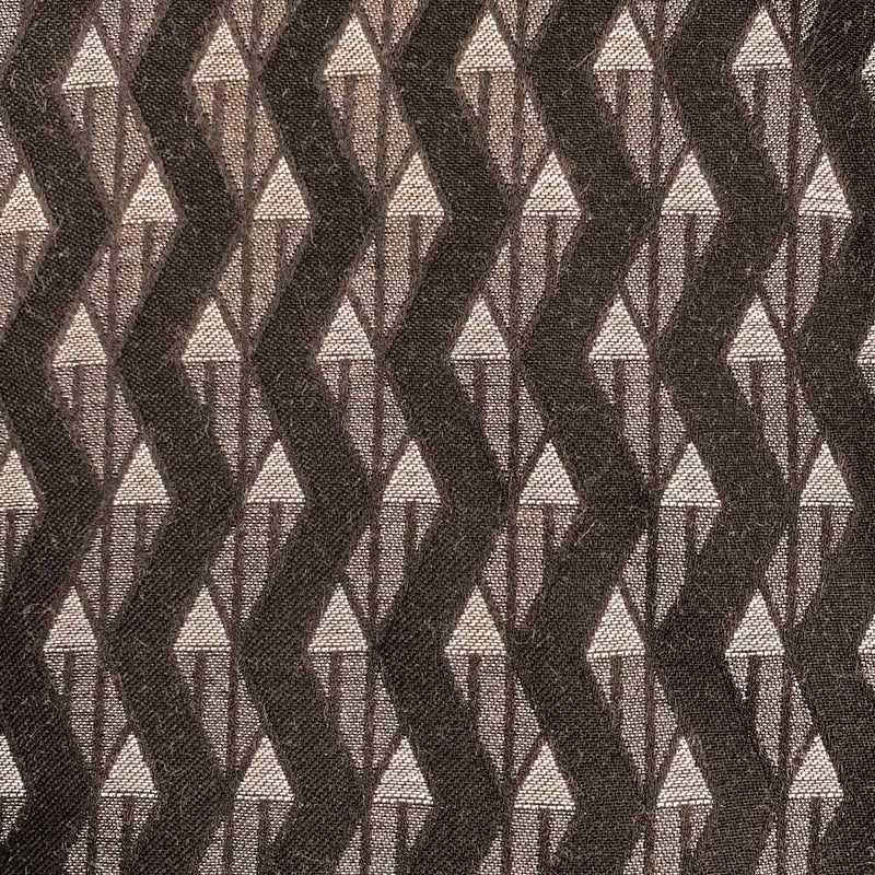 Josef Hoffmann Lebenswege (Life's Path) Jacquard Weave Schwarz