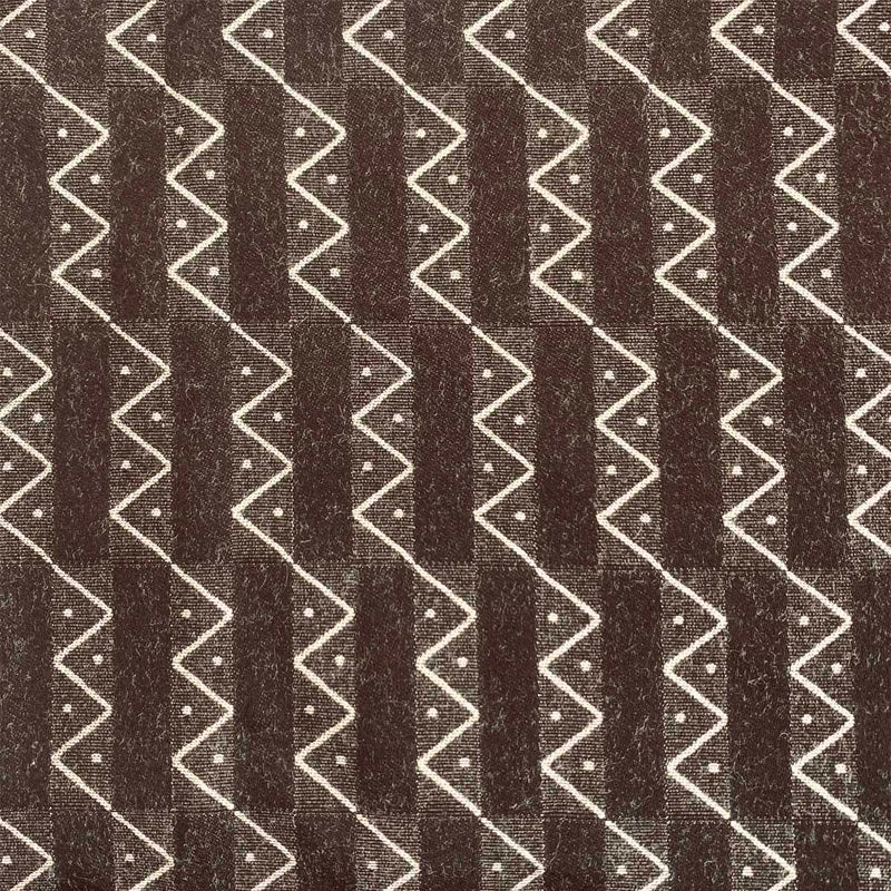 Josef Hoffmann Zick Zack Jacquard Weave Schwarz