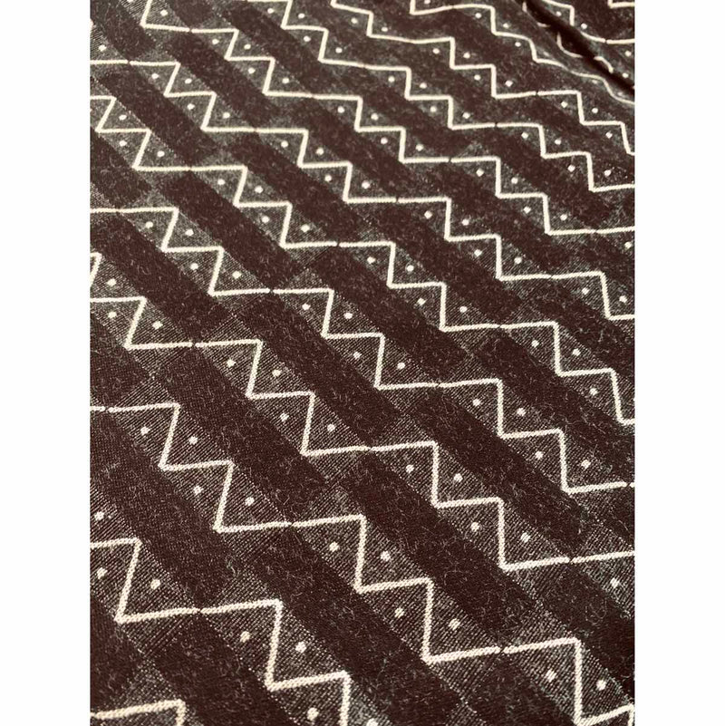 Josef Hoffmann Zick Zack Jacquard Weave Schwarz