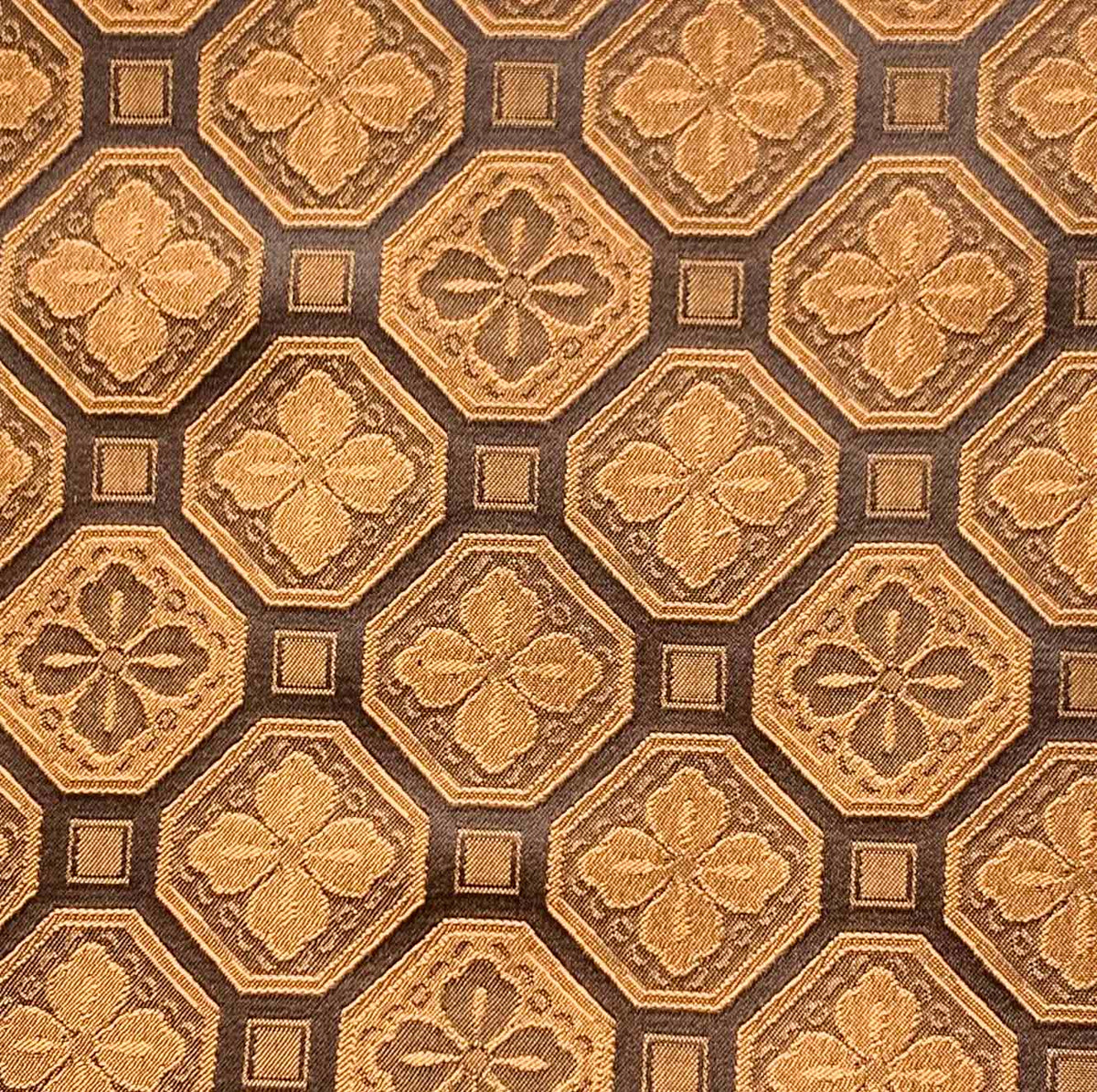 Augustus Pugin Small Tile Weave Bronze