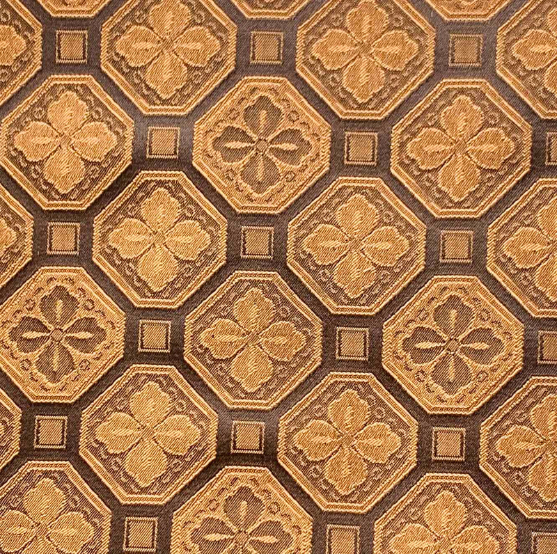 Augustus Pugin Small Tile Weave Bronze