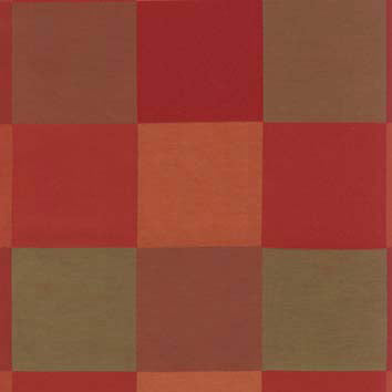 Mid Century 1960s Squares Check Upholstery Fabric