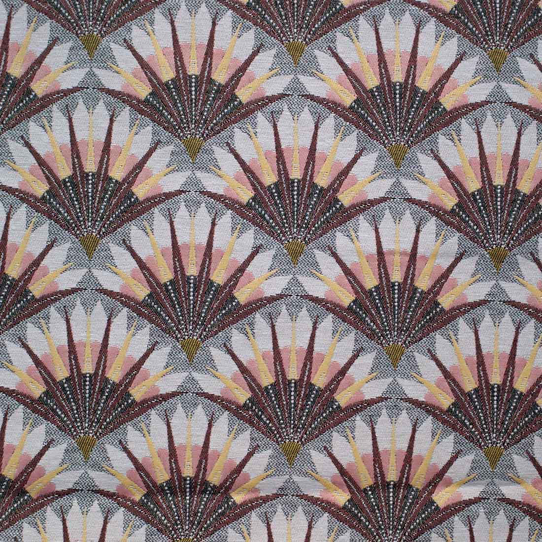 art deco fan design fabric