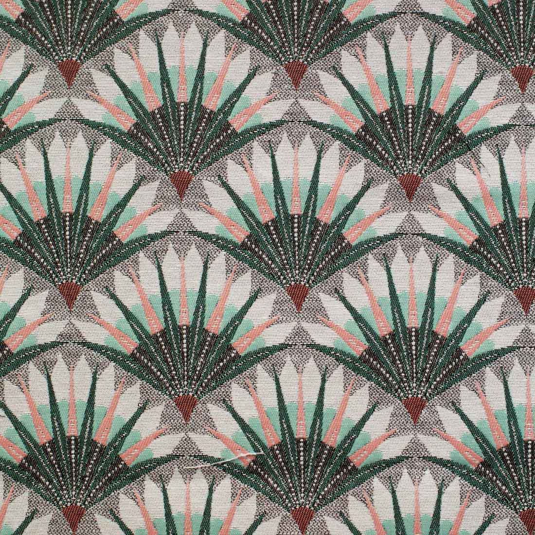art deco fan design fabric