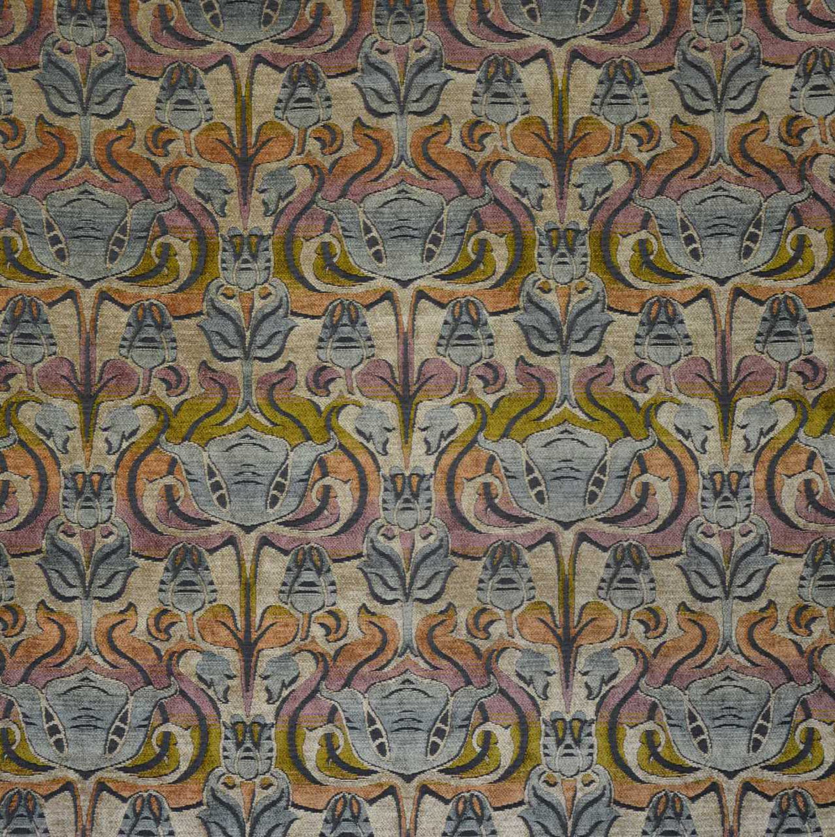 arts and crafts chenille upholstery fabric
