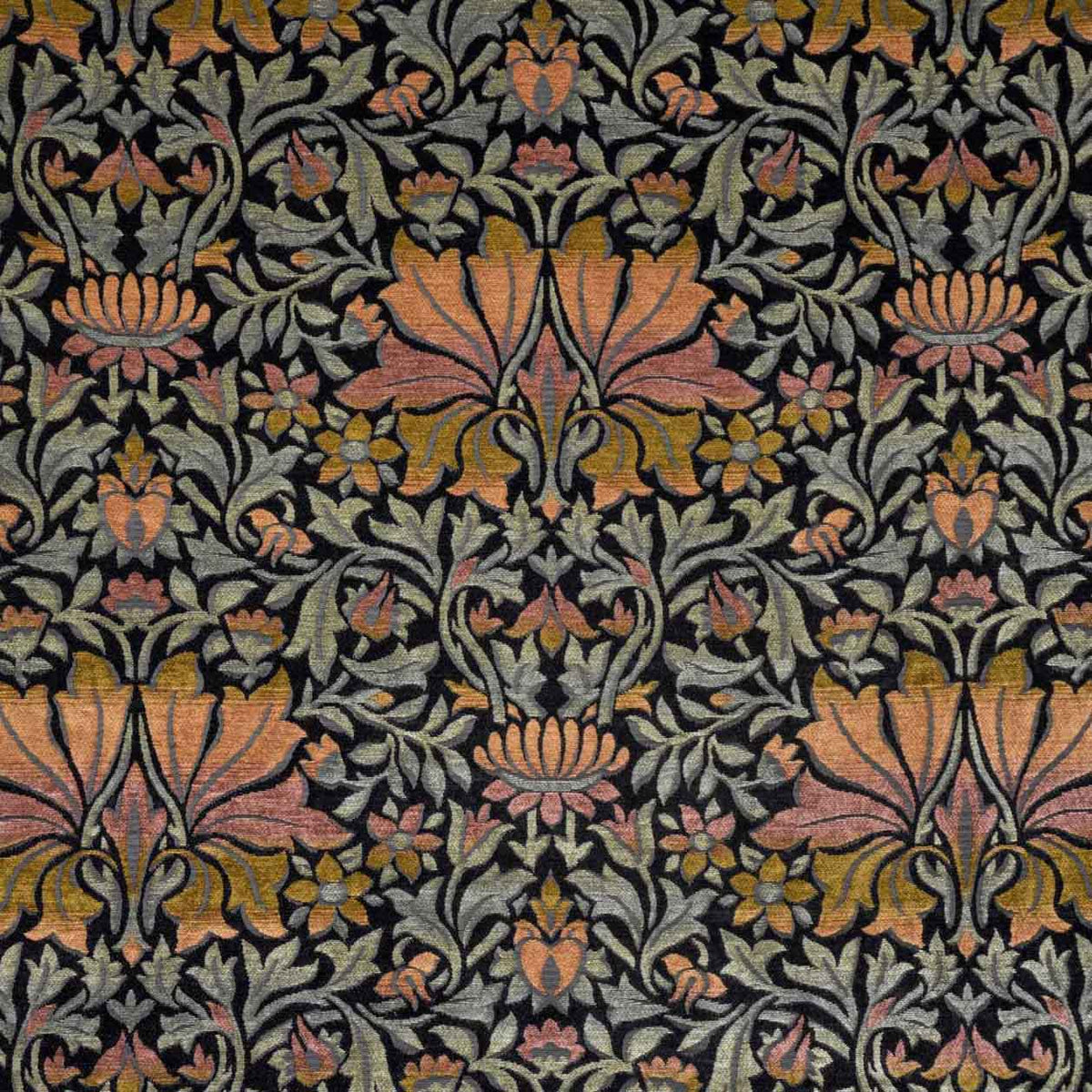 arts and crafts chenille upholstery fabric