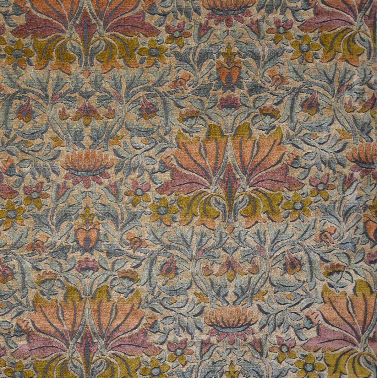 arts and crafts chenille upholstery fabric