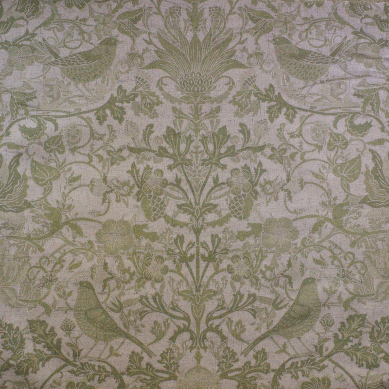 William Morris Birds Design Double-Width Curtain Fabric