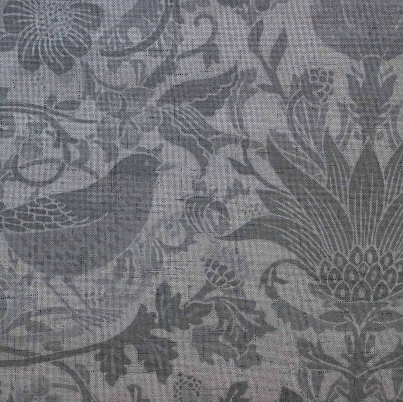 William Morris Designs Birds Grey (Double Width) Print