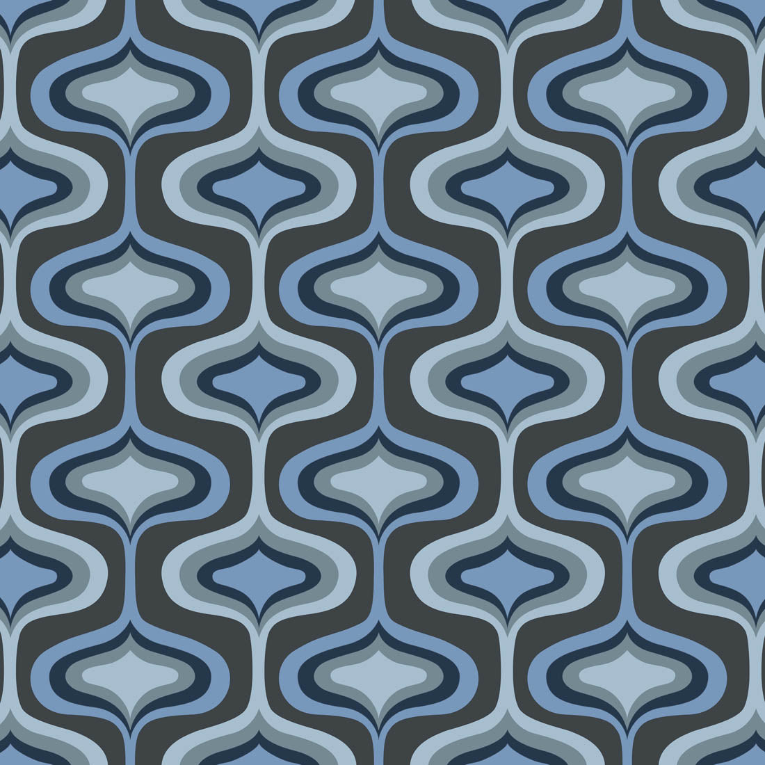 1960s 1970s curtain fabric