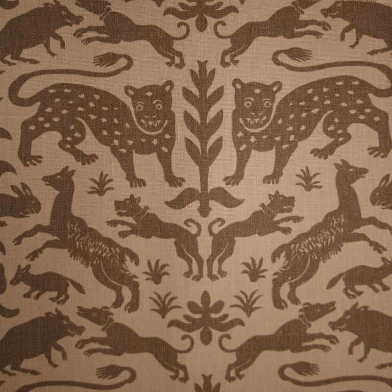 medieval hunting scene fabric