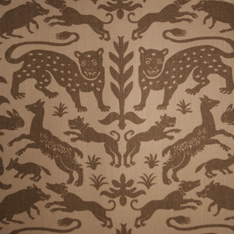 medieval hunting scene fabric