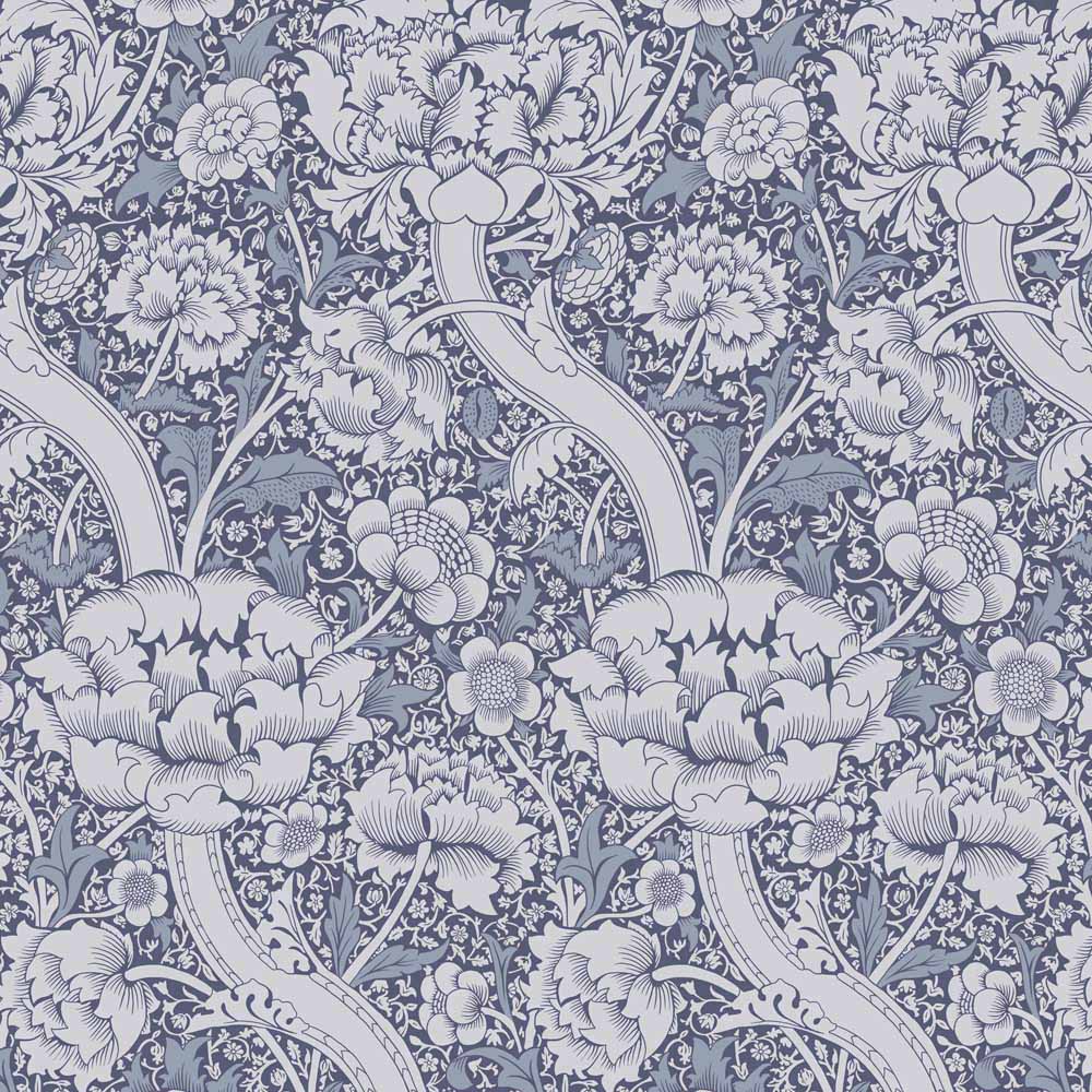 William Morris Designs Wandle Blue Velvet