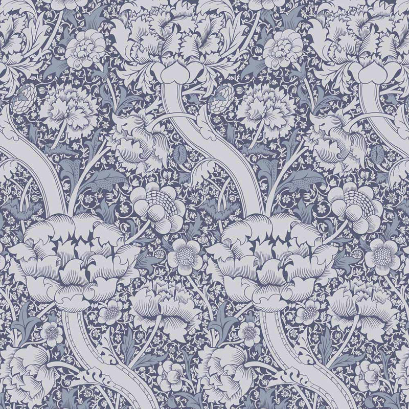 William Morris Designs Wandle Blue Velvet