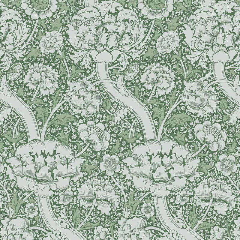 William Morris Designs Wandle Green velvet