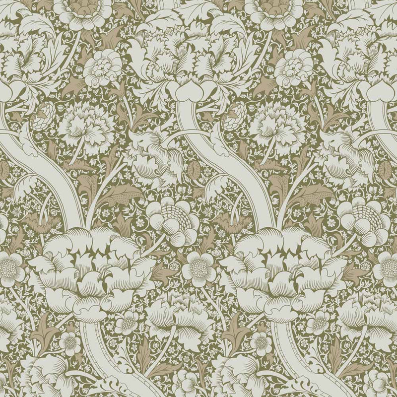 William Morris Designs Wandle Brown Velvet