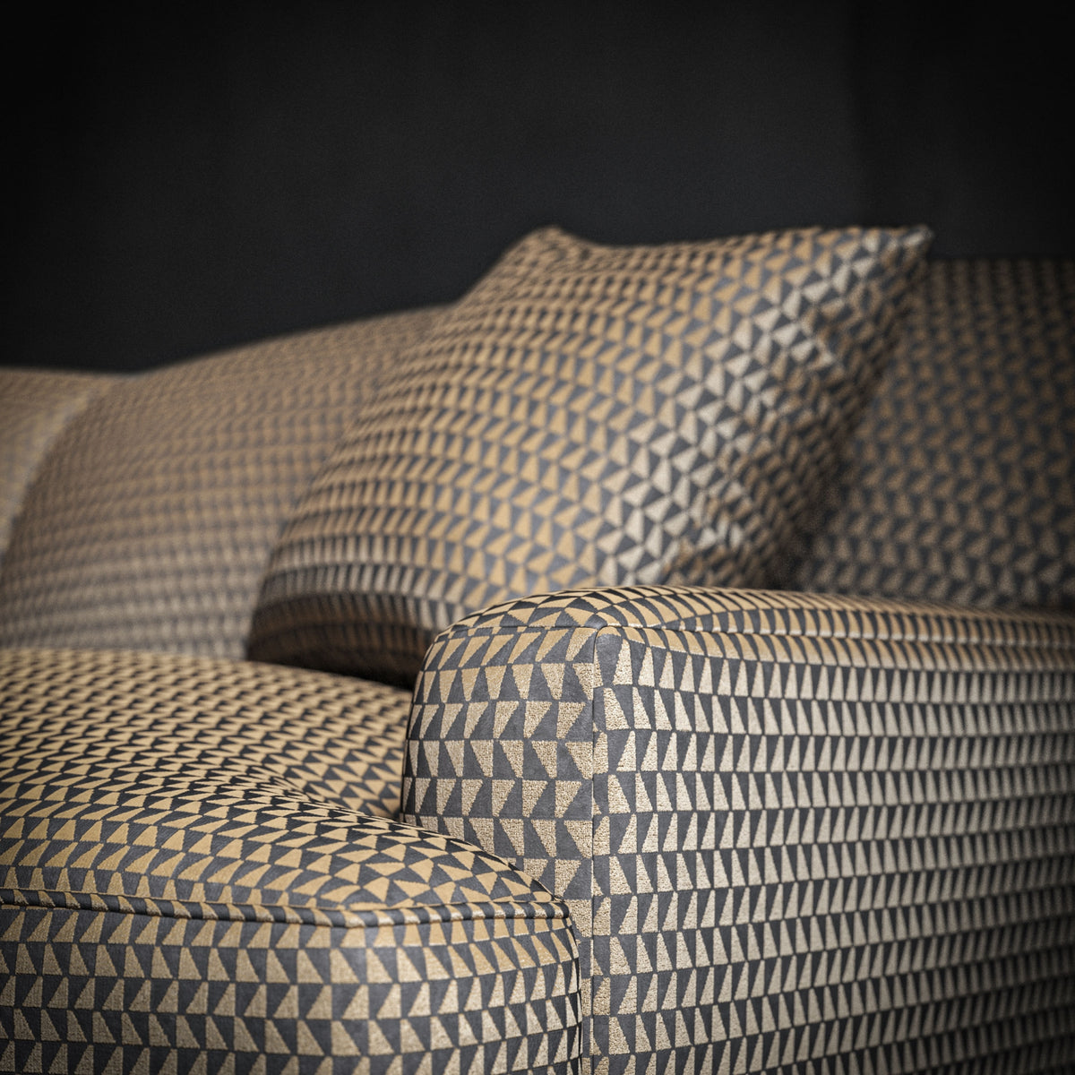 Deco Eclectic Geometri Titanium