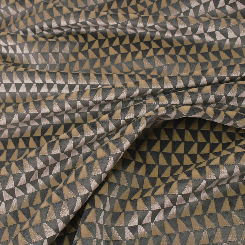 Geometric Art Deco Style Domestic Contract Fabric