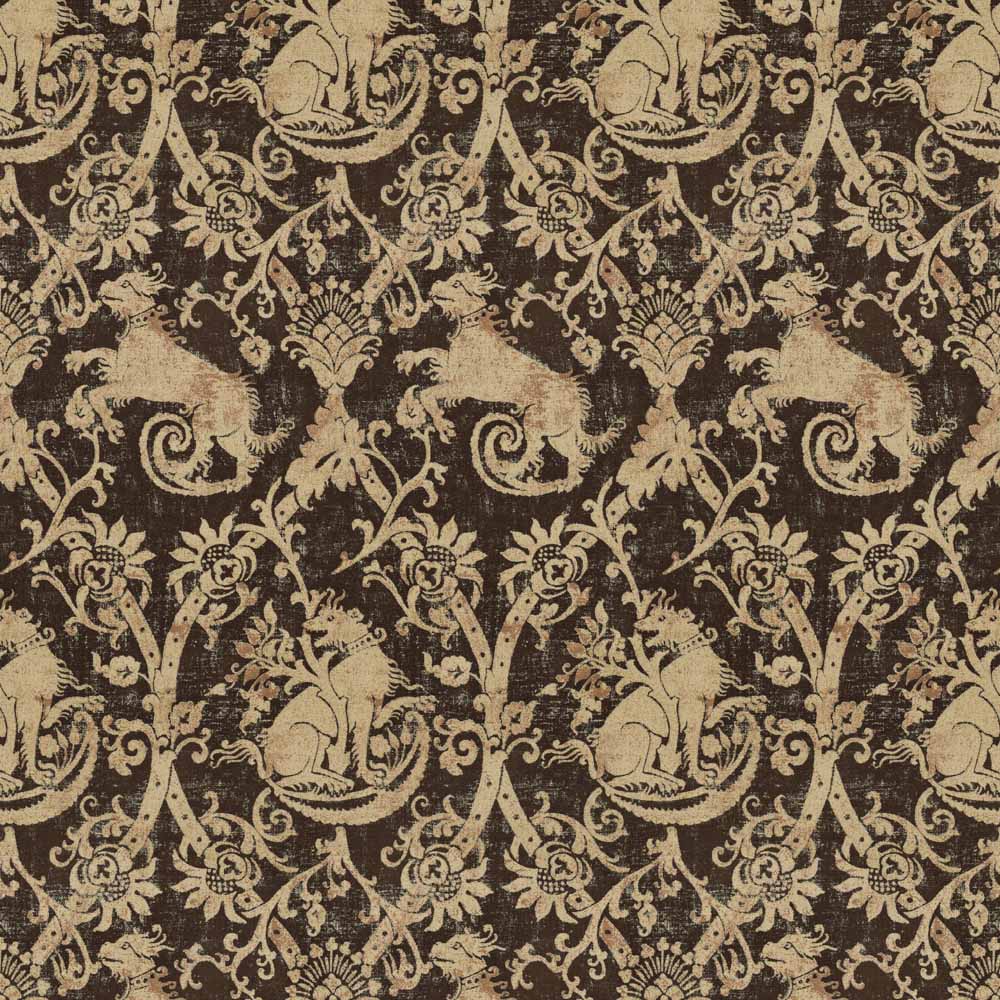 medieval beast dog fabric