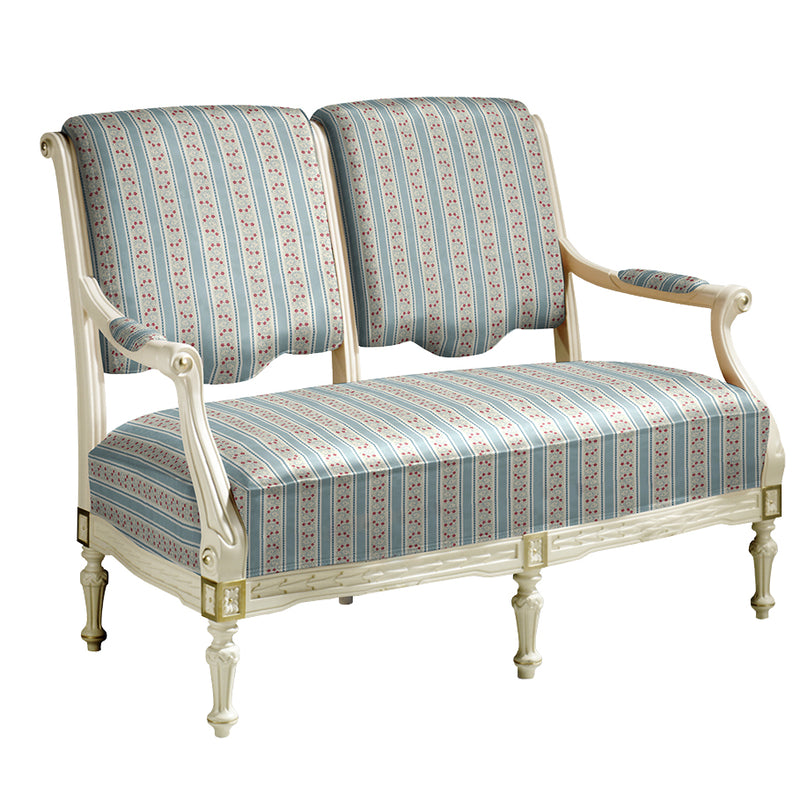 Georgiana Biedermeier Middle Blue Floral Stripe