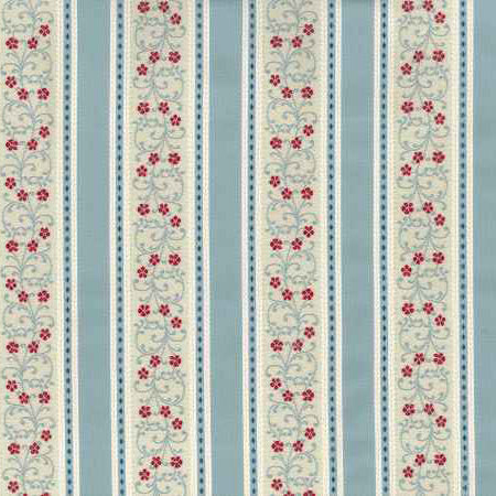 Beidermier Georgian floral stripe upholstery fabric