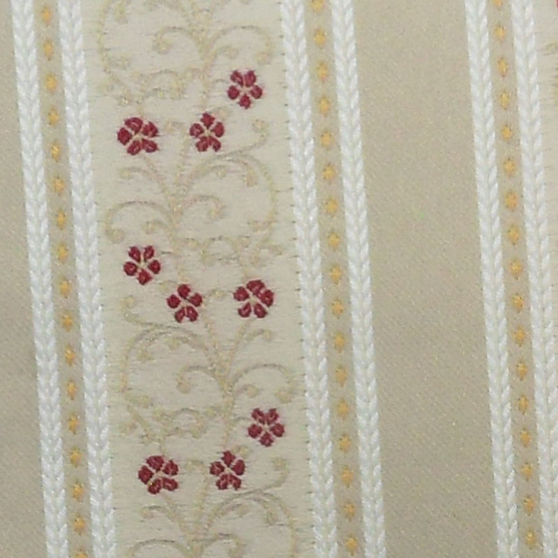 Beidermier Georgian floral stripe upholstery fabric