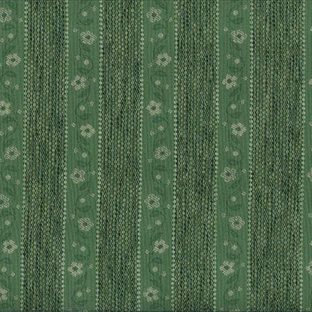 Rustic style floral stripe fabric