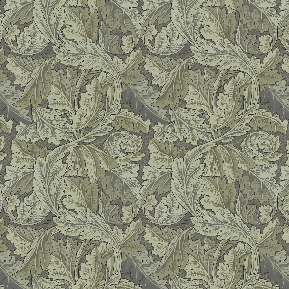 William Morris Acanthus Leaf Velvet Fabric