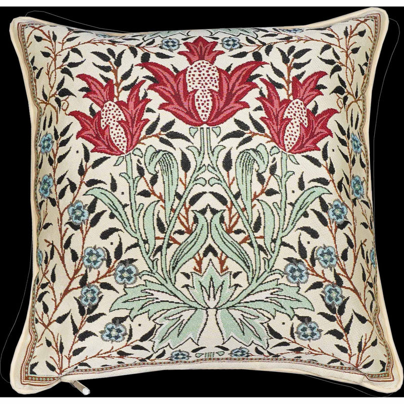 William Morris J H Dearle Bourne Tapestry Fabric Cushion