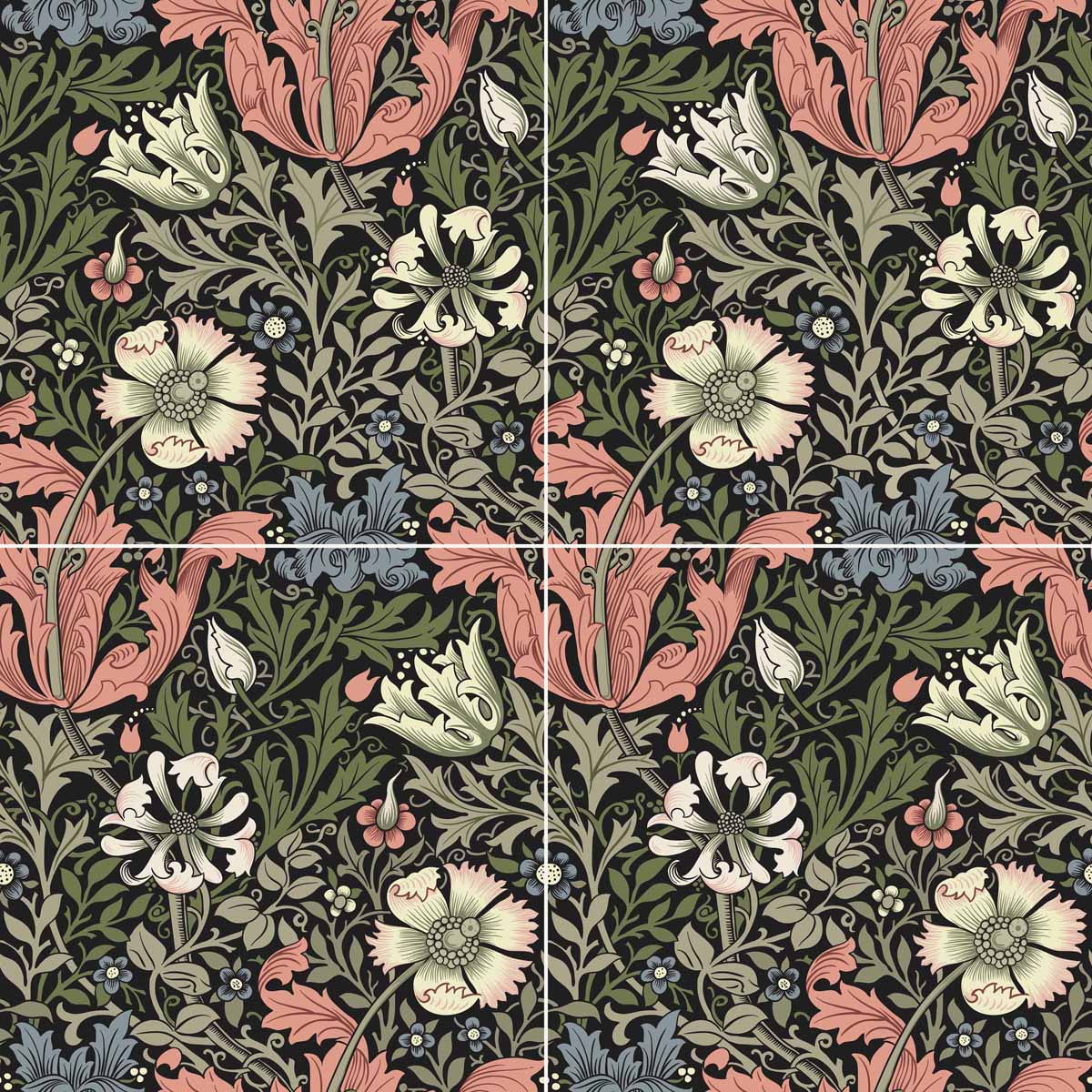 William Morris Ceramic Wall Tile