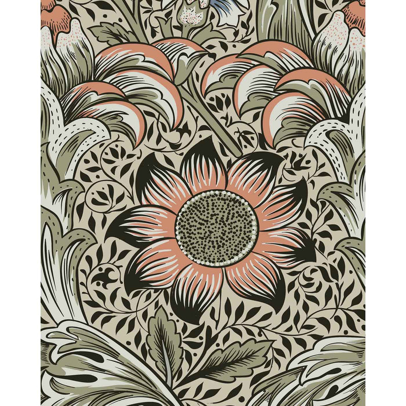 William Morris Corncockle Ceramic Wall Tile