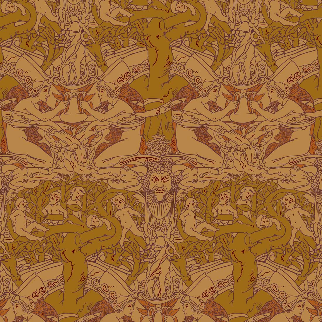 art deco curtain fabric