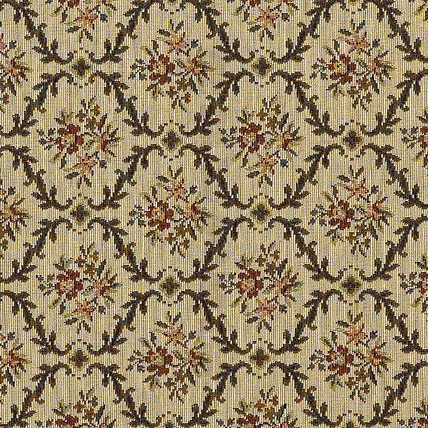 Traditional Floral Tapestry Style Upholstery Fabric