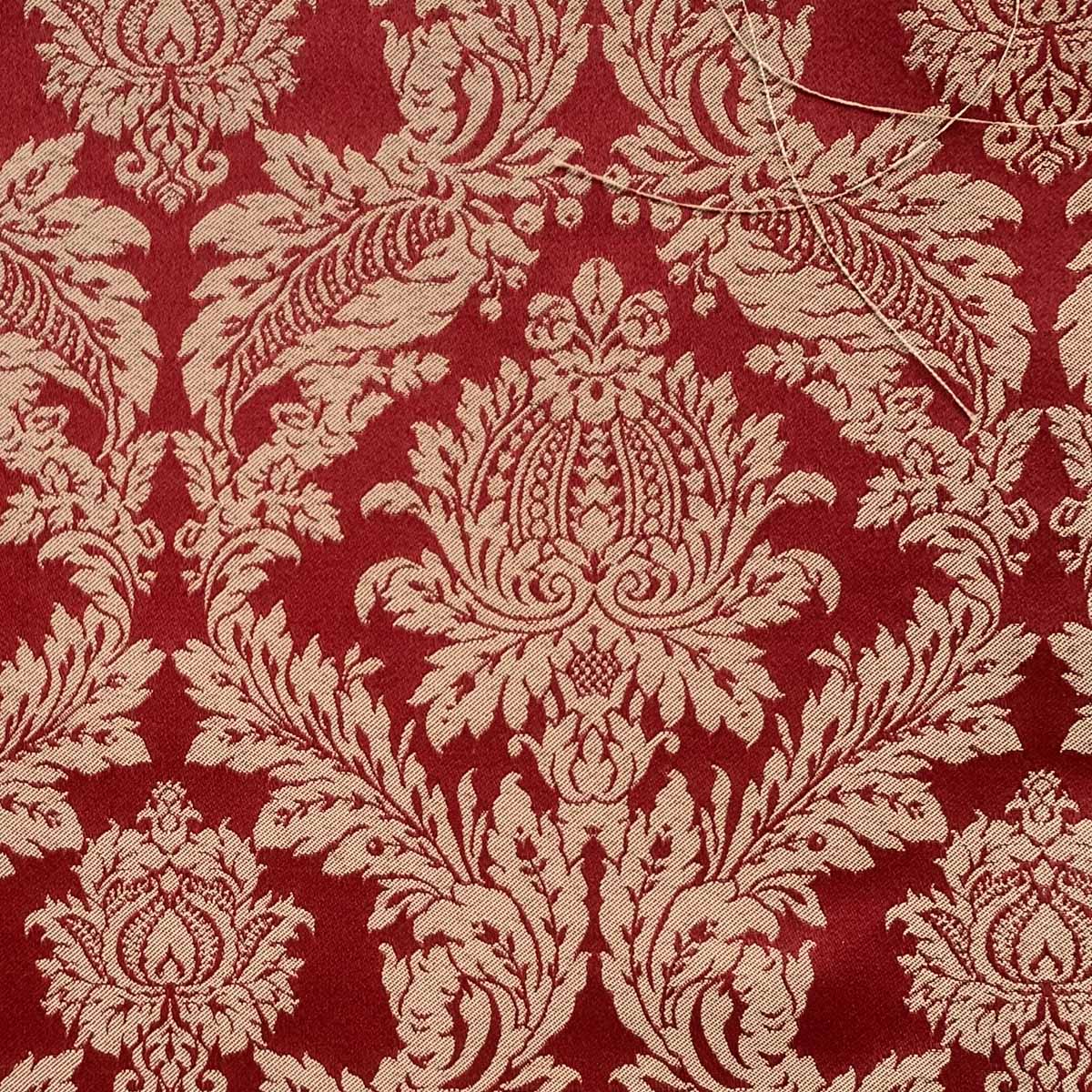 Raphael Damasks Classic Ogee Red and Gold