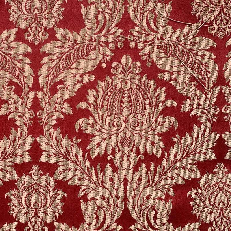 Raphael Damasks Classic Ogee Red and Gold