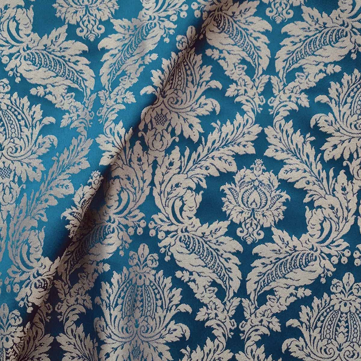Raphael Damasks Classic Ogee Royal Blue