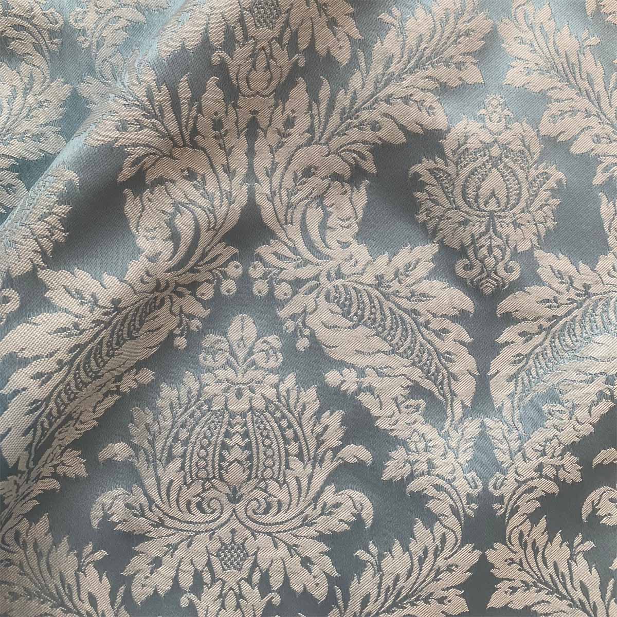 Raphael Damasks Classic Ogee Middle Blue