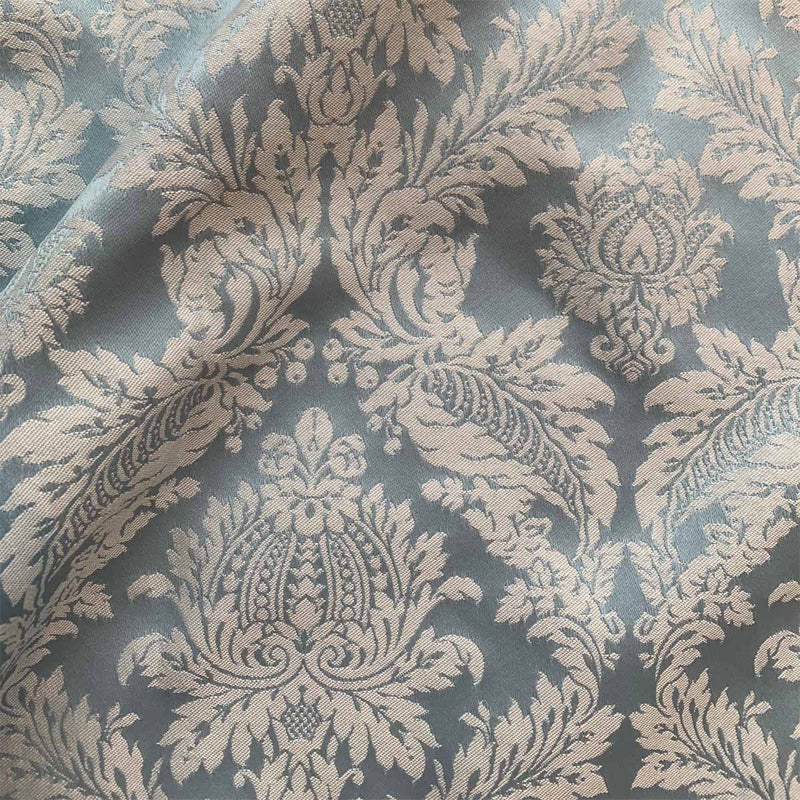 Raphael Damasks Classic Ogee Middle Blue