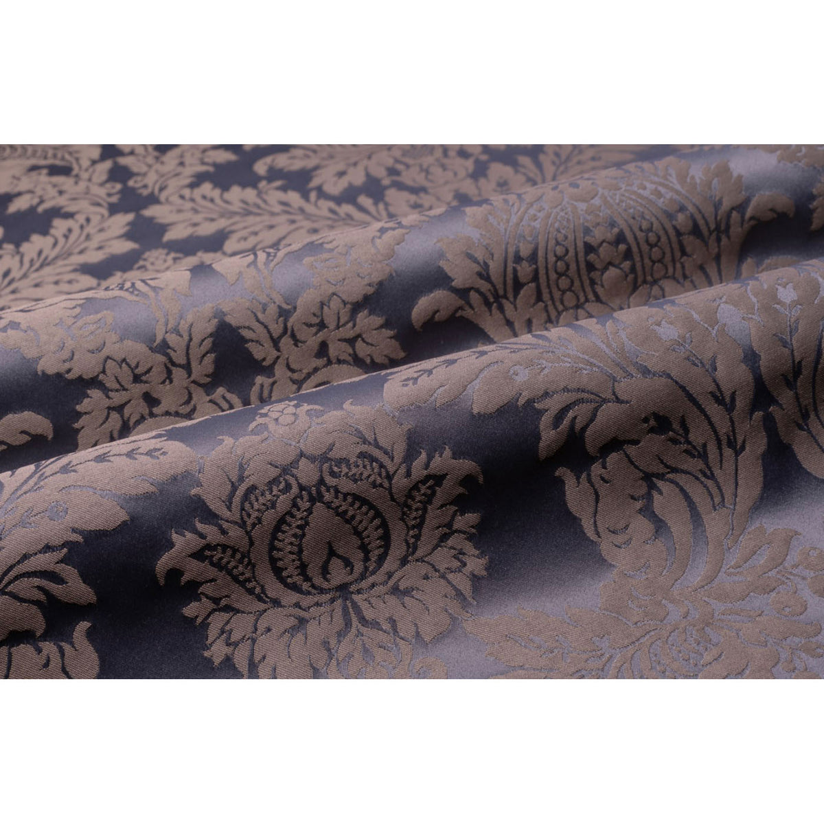 Classic Large Scale Ogee Old Gold and Pewter - FREE SAMPLE