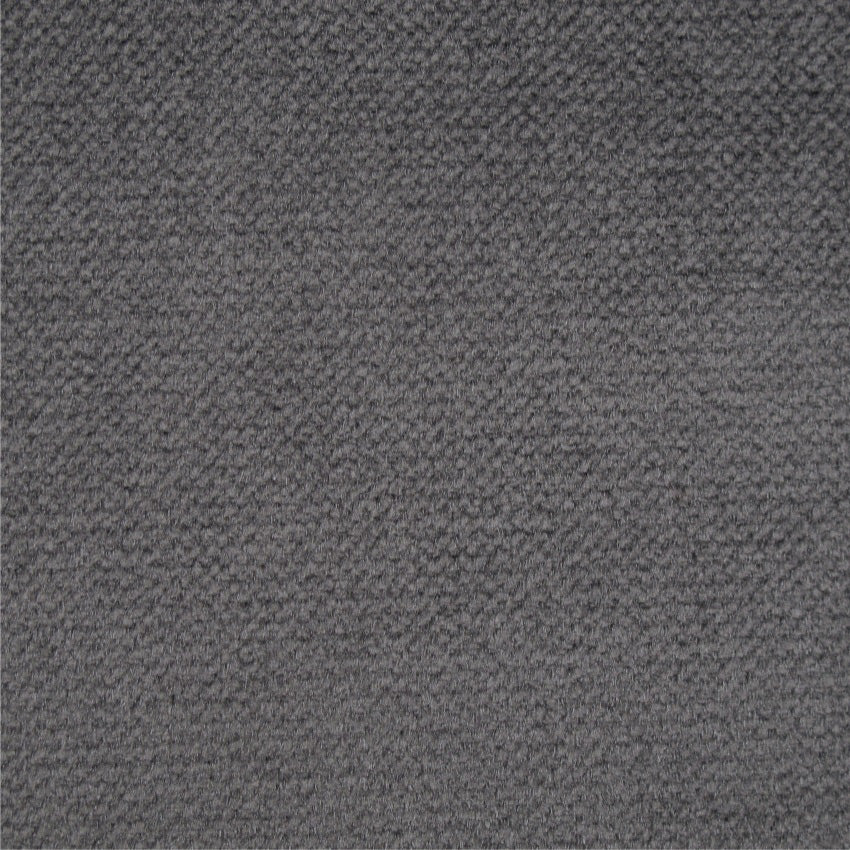 plain  dark grey velvet curtain and upholstery fabric - Oberon Graphite Plain