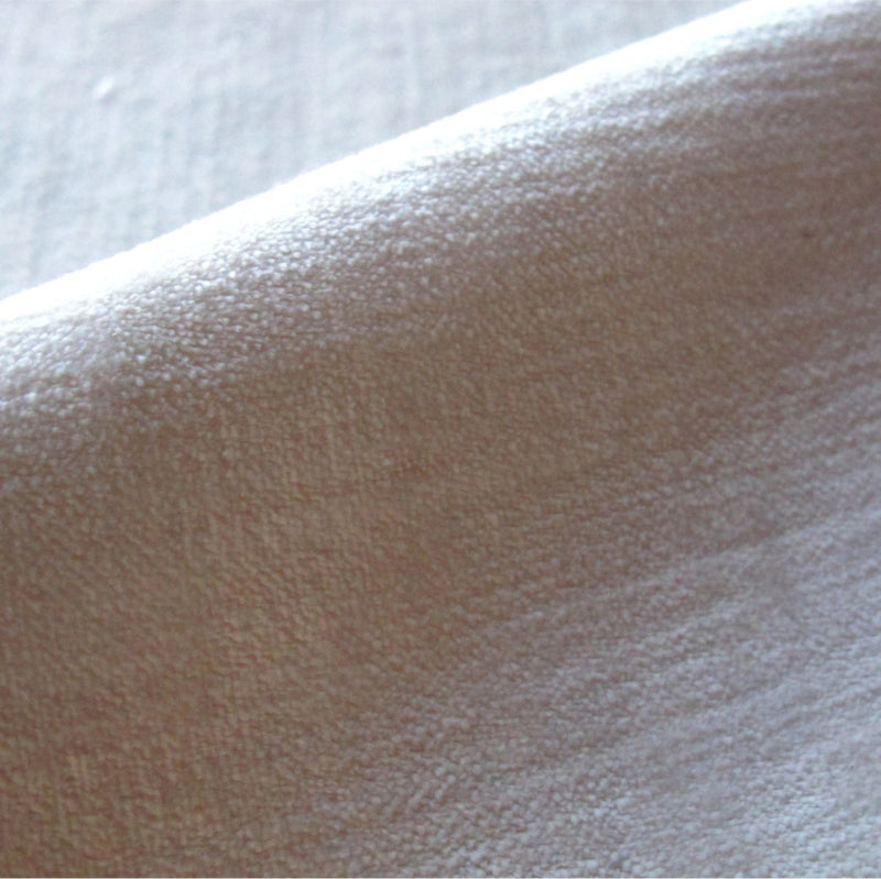 Tabley Velvet Ivory Plain