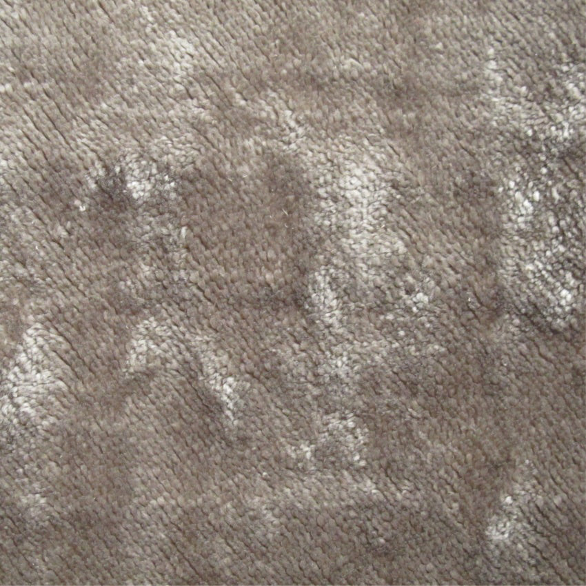 plain  luxurious and hardwearing grey-brown velvet curtain and upholstery fabric - Tabley Dusk Plain